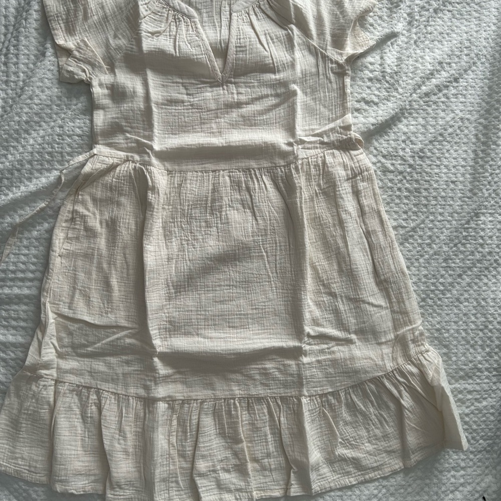 Pact Coastal Double Gauze Dress - S - Picture 3 of 4